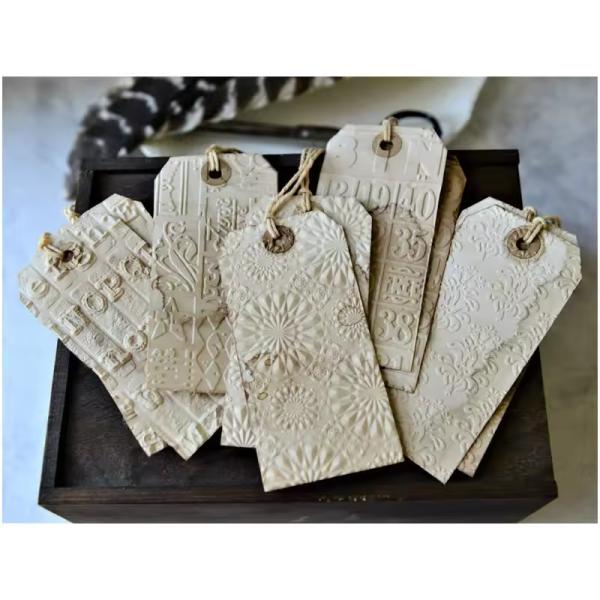 Customzied Shape Clothing Hang Tag Printing Wood Kraft Hangtags