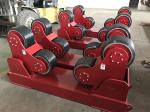 Exported Red Color Self Aligning Heavy Duty Roller Stand Beds With 380 / 550v