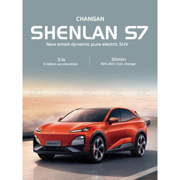 CHANGAN SHENLAN S7New smart dynamic pure electric SUV 3.1s 0-50km acceleration 30min 30%-80% fast charge