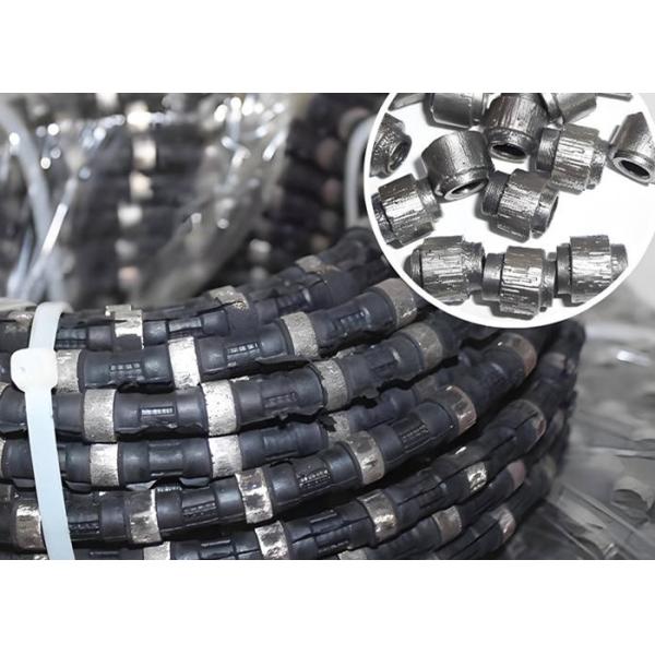 Industrial Diamond Wire Rope Beads For Granite / Marble Quarrying