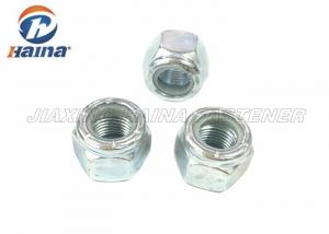 China Stainless Steel Hex Head Nuts With Nylon Insert Lock Electroplating ASME B18.16.6 on sale