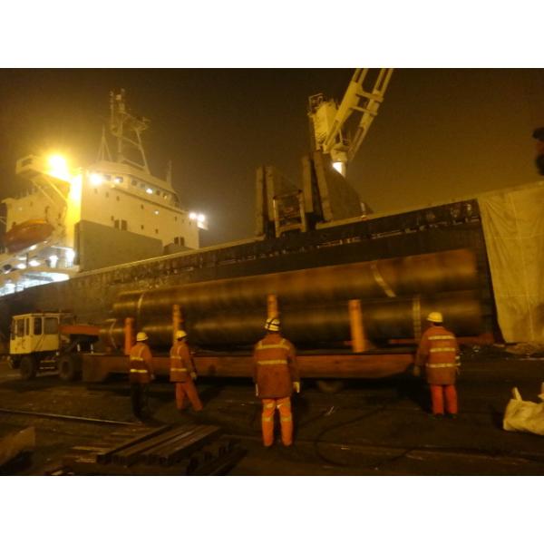 Hot Rolled SAWL SSAW Steel Pipe Length Customized For Natural Gas And Oil Pipeline