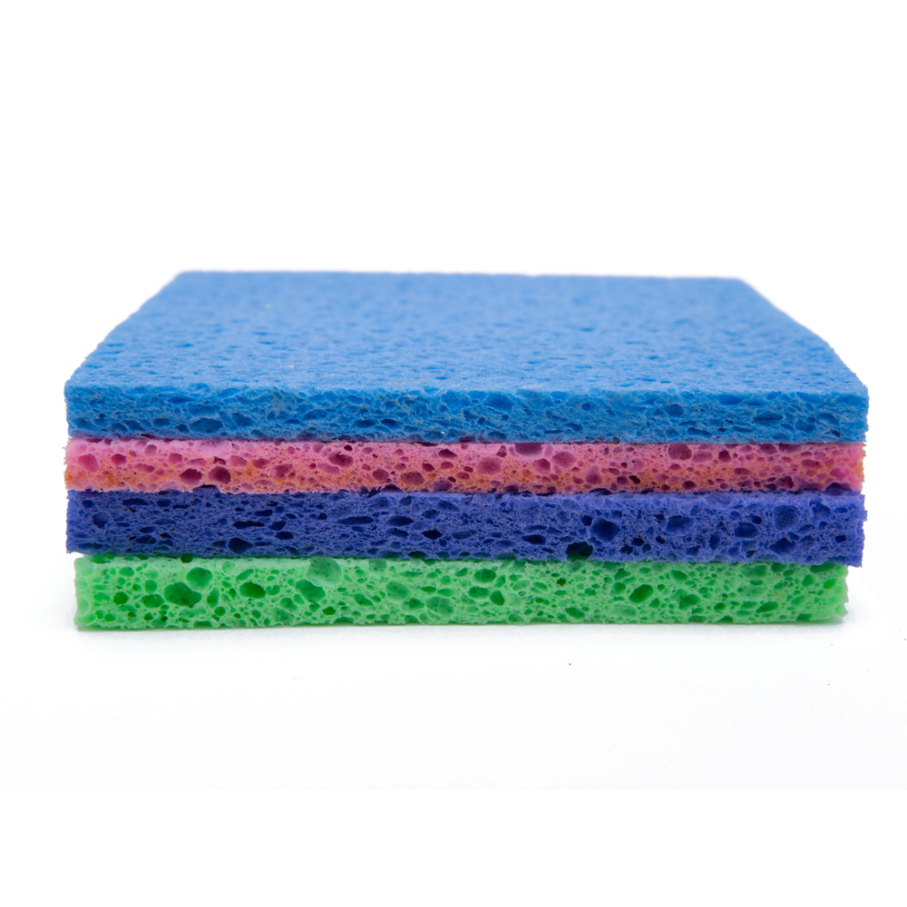 Biodegradable Sponge Cloth with High Absorbency and Quick Drying for Eco-Friendly Cleaning