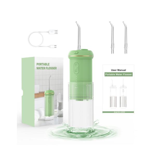 190ML Foldable Electric Flosser Waterproof IPX7 Dental Water Flosser
