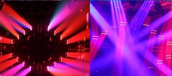 100W Spider Led Moving Head Lighting , Cool White Quad Led Mini Moving Head Light