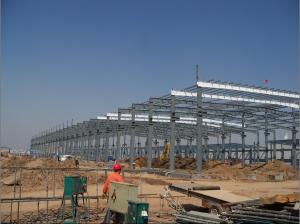 Quality Prefabricated Steel Frame Structure Construction Commodity Storage Warehouse wholesale