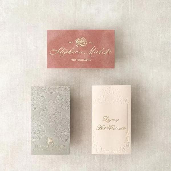 Square Paper Custom Business Thank You Cards Business Cards Printing Service With Logo