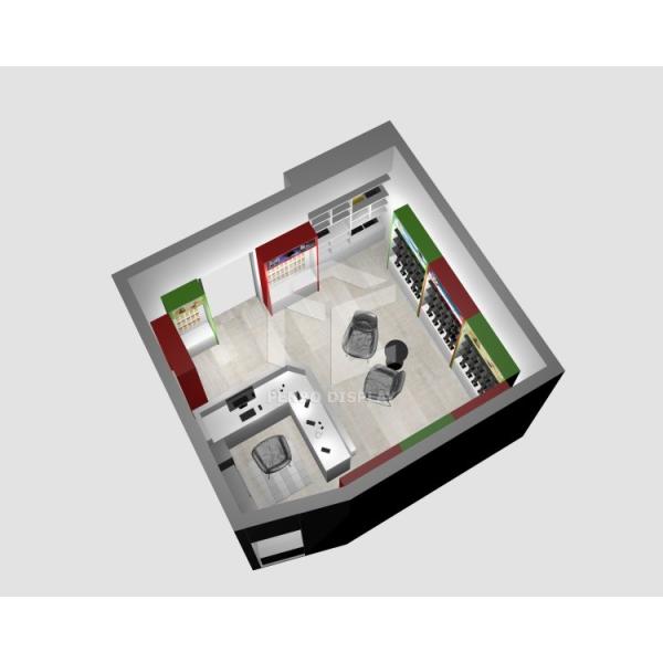 T4 LED Cell Phone Display Store Fixture Phone CNC Punching Engraving