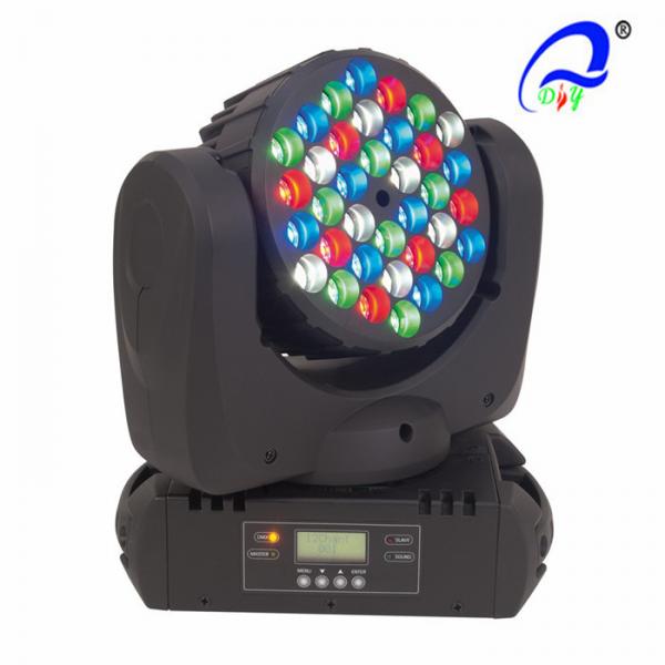 Cheap Tri - Color DMX 512 LED Wash Moving Head Lamp , Indoor Beam Led Stage Wash Lights for sale