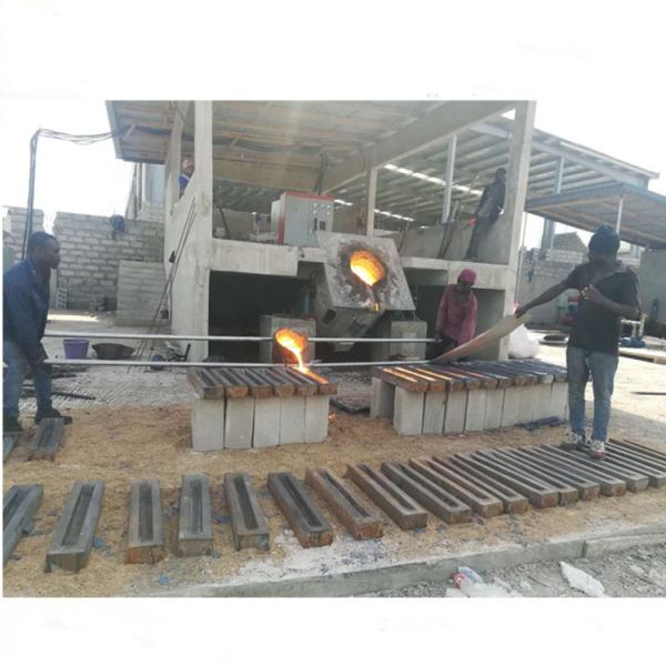 400kw 500 Kg Induction Furnace , Smelting Steel Iron Electric Foundry Furnace