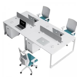 Quality Customized Shape Desk Workstations Open Employee Desk and Chair Sets for Your Office wholesale