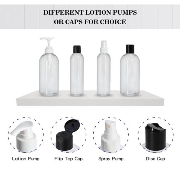 120ml Plastic Empty Lotion Pump Bottles Body Cream 300ml Shampoo Bottle ODM