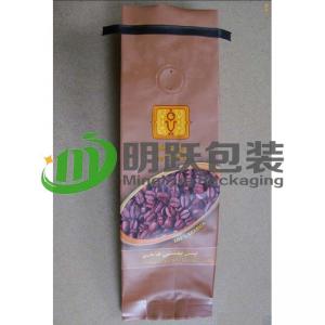 Quality Quad Seal 500g Coffee PET12 Custom Printed Foil Bags With Air Valve And Tin Tie wholesale