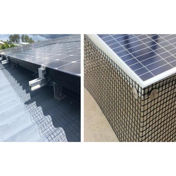 100 Pack For Solar Panel Bird / Pigeon / Squirrel Guard Solar Panel Mesh Clips