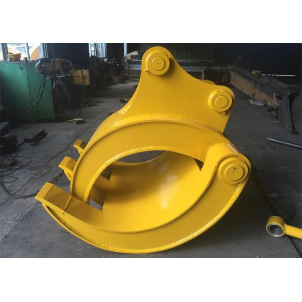 Mechanical Big Excavator Grapple For Komatsu PC340 and PC450 Heavy Duty