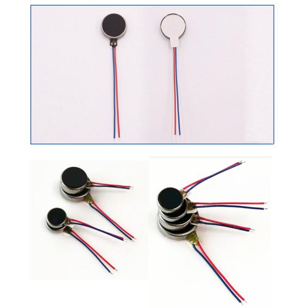 Coin Style Mini Flat Vibrating Motor 3V For Automatic Door Locks