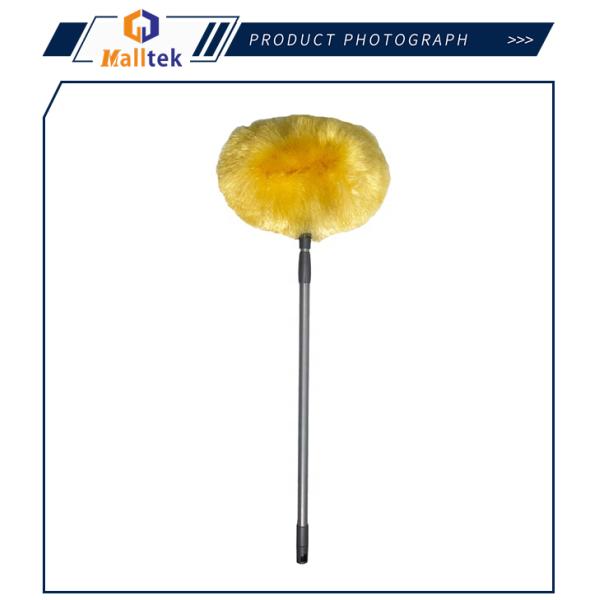 Telescopic PP Microfiber Ceiling Fan Cleaner Duster With Aluminum Pole