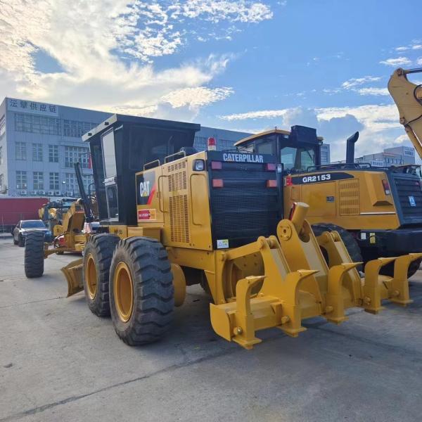 CAT 140H Used Road Grader For Road And Airport Ground Leveling Operations