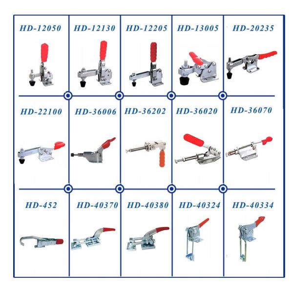 Huiding Galvanized Heavy Duty Quick Release Toggle Clamp HD-304C