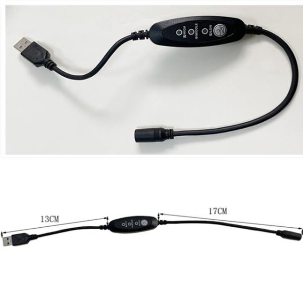 Multifunction Male Female Cable Pure Copper Braid Shielding 13cm