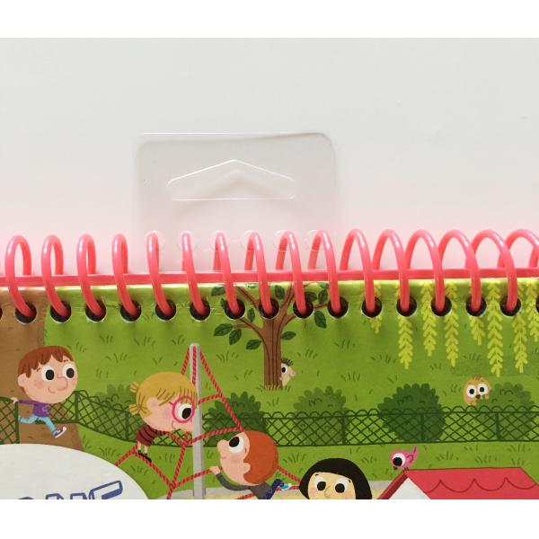 SGS Wire O Spiral Binding CMYK Printed Children Activity Book With Games