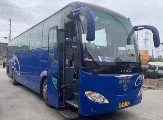 Cheap Sunlong Brand Blue Color Used Coach Bus 51 Seats Good Condition 3600mm Bus Hight for sale