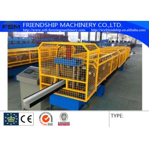 Square Gutter Down Pipe Roll Forming Machine Portable Rainwater Gutter