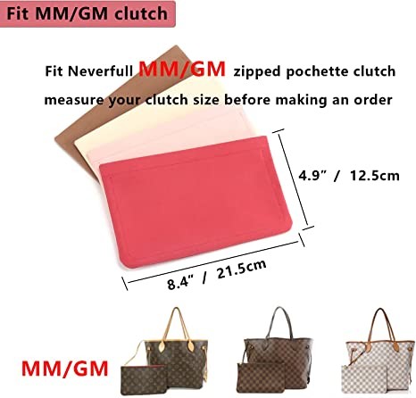 ‎Neverfull GM MM Microfiber Travel Cosmetic Luxury Brand Handbags 1.76 Ounces