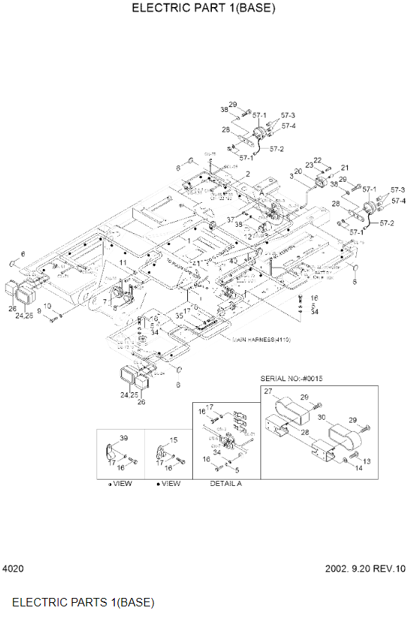 21ER-10024 21ER10024 Harness-HYD HYUNDAI Excavator Electric Parts For R200W3