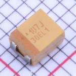 China TAJB107K006RNJ SMT Solid Tantalum Capacitor 3528B 6.3V 100UF for sale
