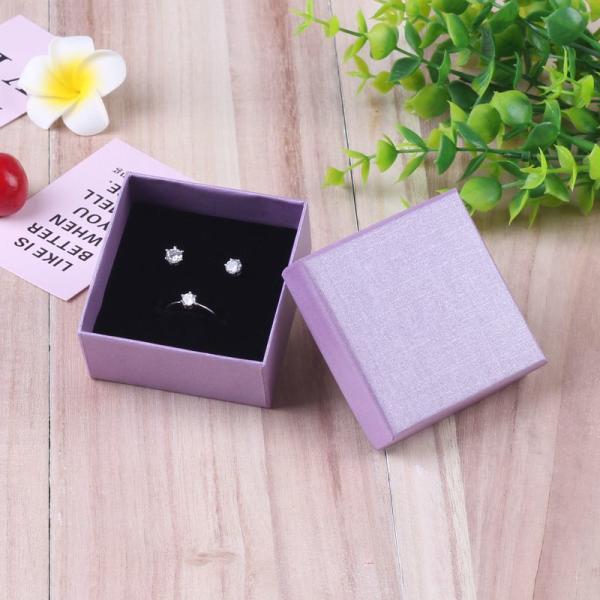 Deluxe Style Rigid Black Cardboard Necklace Packaging Paper Box