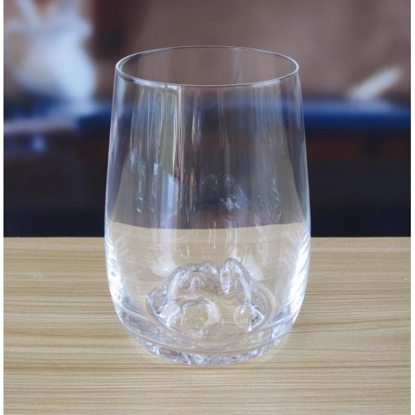 14 Oz Whiskey Glasses With Creative Ice Montain Bottom