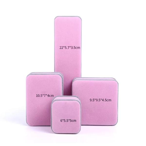 OEM Ring Necklace Packaging Box Pink Velvet Jewelry Box ISO9001