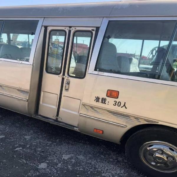 Left Hand 50000Miles Used Coaster Bus Manual Transmission Type