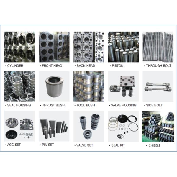 68mm Atlas Copco Excavator Hydraulic Hammer 7 Ton Top Type OEM ODM