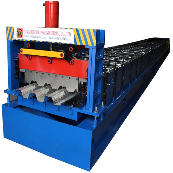Trapezoidal Profile Colored Metal Floor Deck Roll Forming Machine