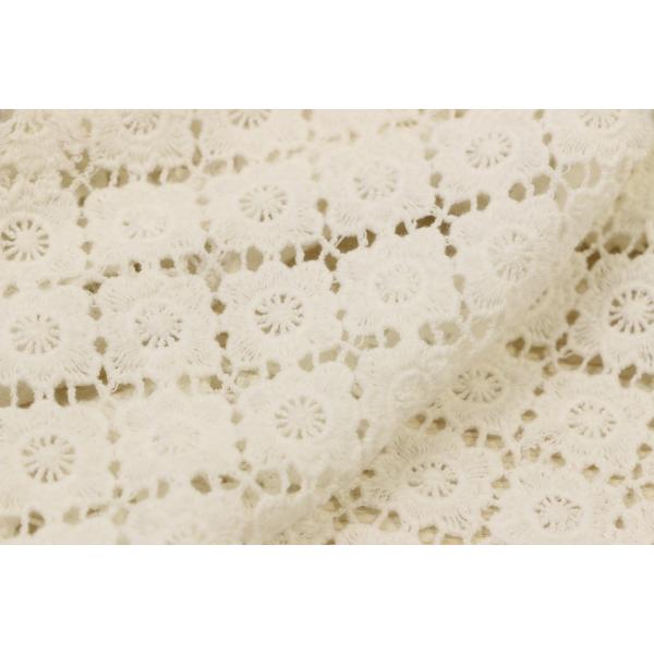 47in White Wedding Lace Fabric , Multipurpose white net lace fabric