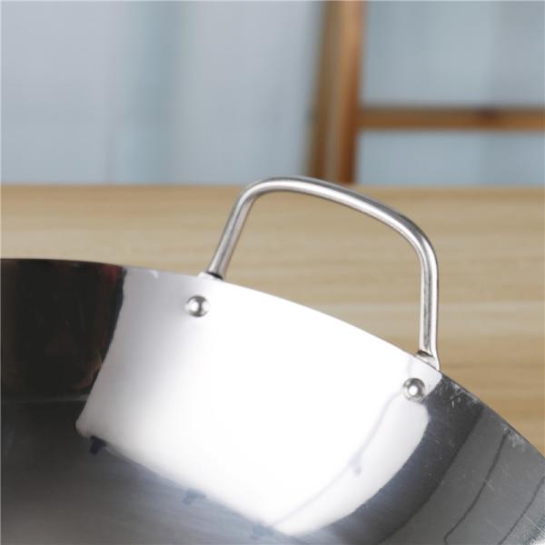 Single Handle Stovetop Frying Pan Non Stick Stainless Steel