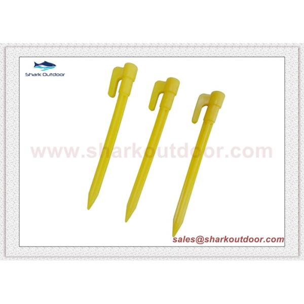 Hot selling lightweight plastic tent peg for softer ground 6 in.