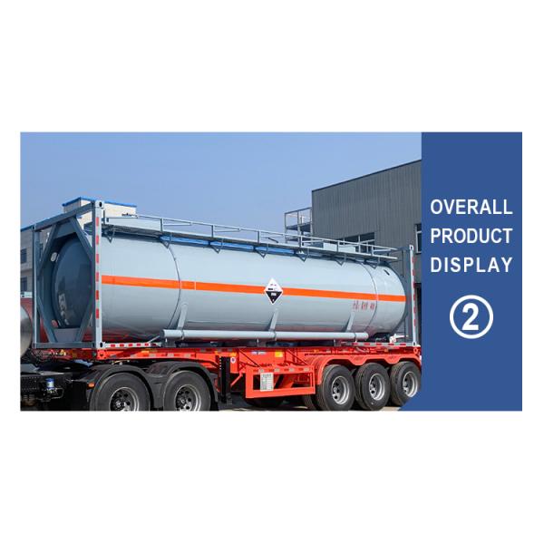 28000 Liters ISO Tank Container 20ft 30ft For Liquid Chemical Transportation
