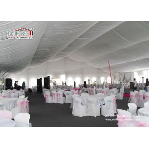 Party Luxury Wedding Tents Glass Walls for 500 - 600 People for Outdoor Wedding
