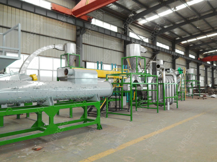 Automatic PP PE Soft Plastic Film Washing Recycling Machine 150 KW Low Consume 