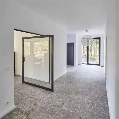 Modern Tempered Glass Doors , Waterproof Sliding Aluminium Frame Doors