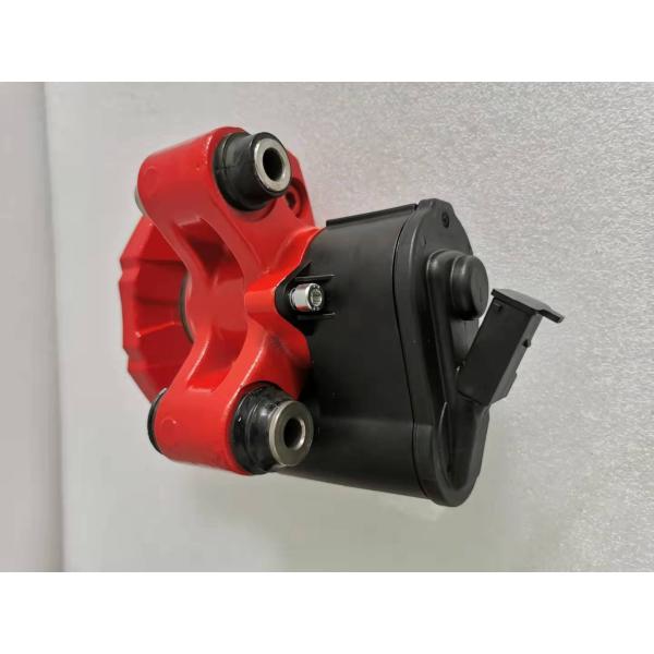 16in Wheel Red Tesla Brake Pads For Rear Double Caliper