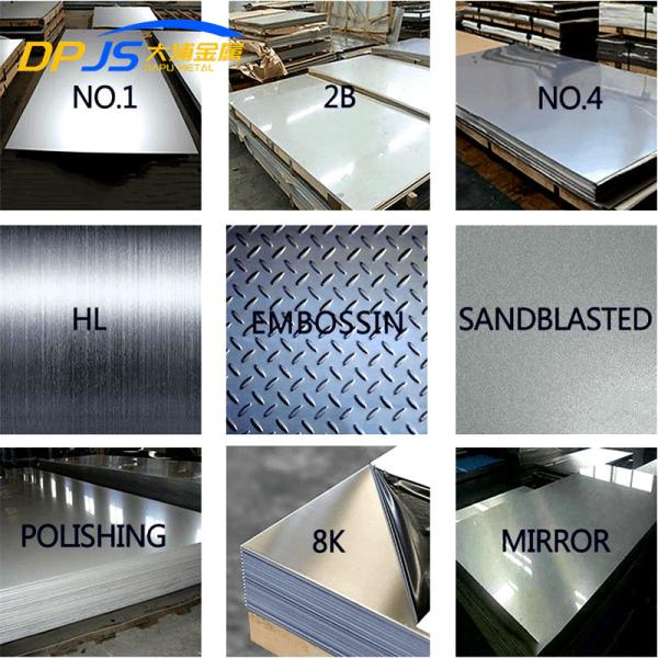 660 718 800 800H Brushed Mirror Stainless Steel Sheet Plate For Roof/Doors/Windows/Railing/Decorative Panels