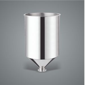 Quality Small Stainless Steel Conical Hopper , Silver Milk Hopper 20L wholesale