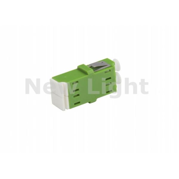 FTTH / Data Center LC Duplex Adapter , Duplex LC APC Adapter Without Flange