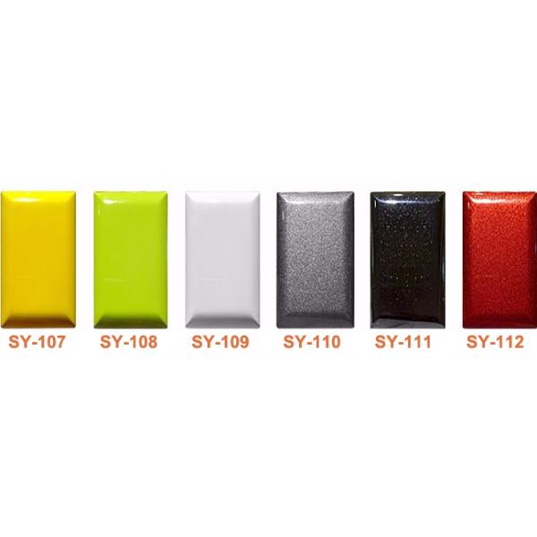 Solid Color Modern Kitchen Cabinet Doors Smooth Surface With 15mm-25mm Thickness