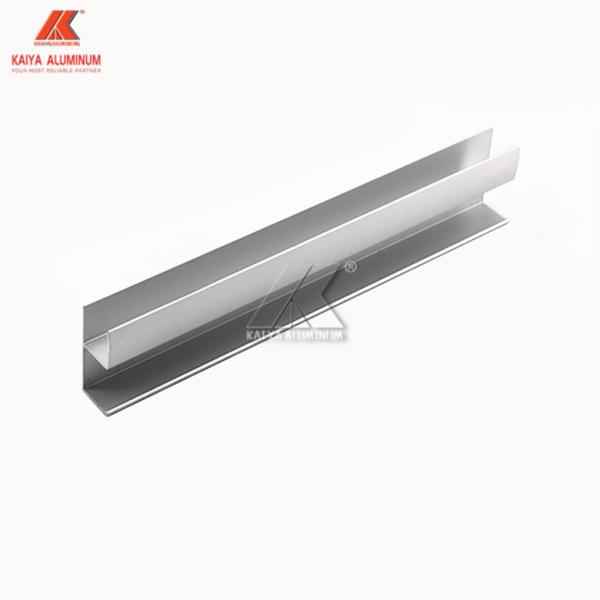 Natural Silver Furniture AluminIum Profiles For Kitchen Cabinet