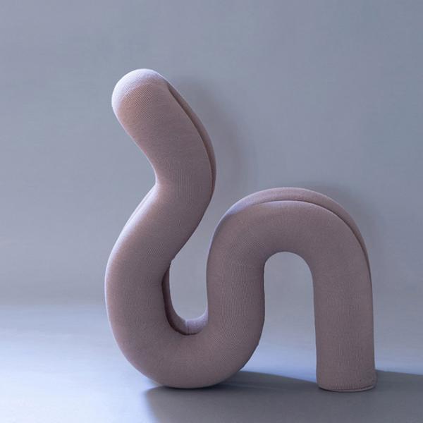 Minimalist Fabric Leisure Nailhead Accents Chair Creative Art Deco Sofa Chair